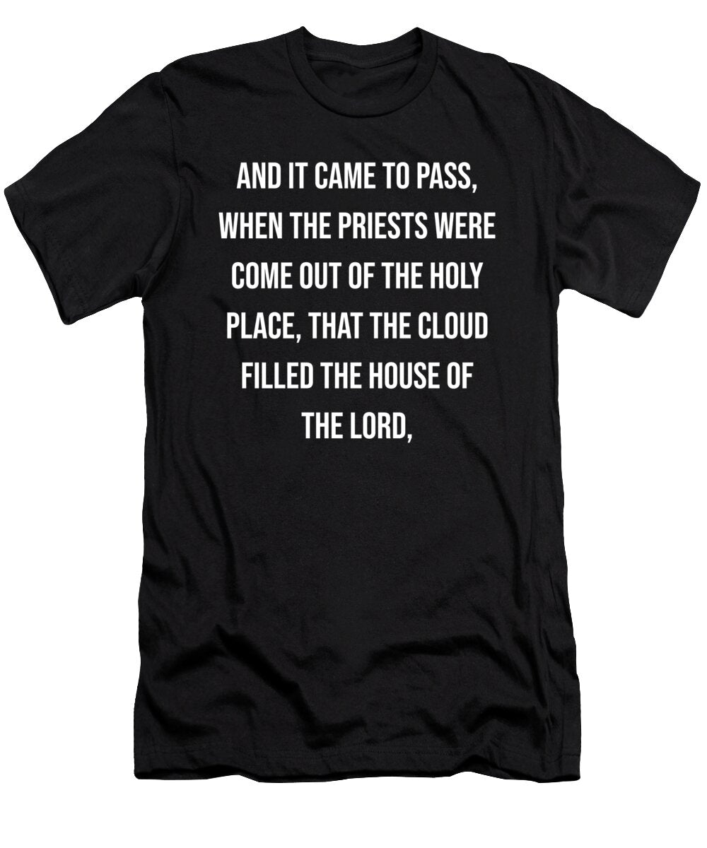 1 Kings 8 10 Vidddie Publyshd T-Shirt