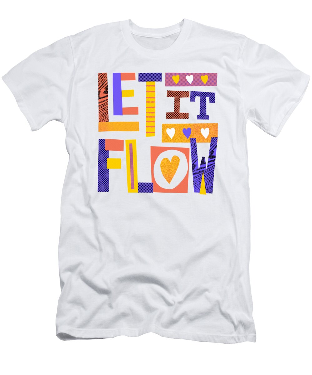 1 Let It Flow Art By Jen Montgomery Jen Montgomery T-Shirt