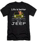 1 Life Is Better in a Jeep Tinh Tran Le Thanh T-Shirt