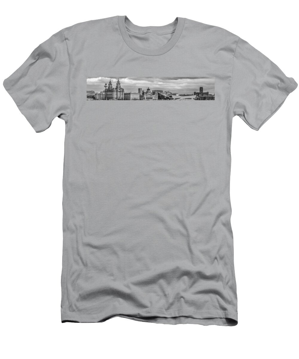 1 Liverpool Skyline in the Autumn Sun Paul Madden T-Shirt