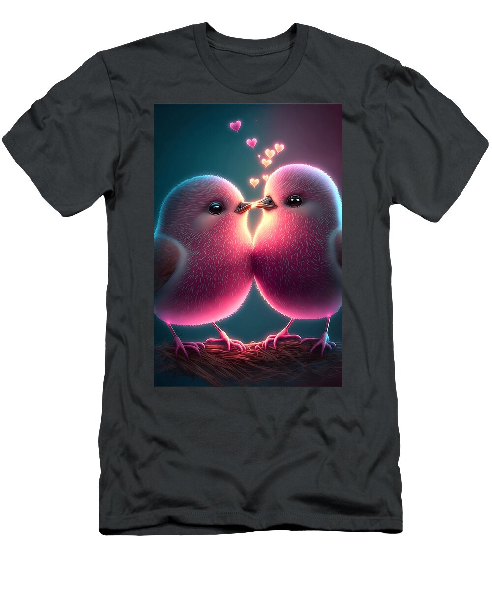 1 Love Birds 1 Lilia D T-Shirt