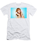 1 Mischievous Valentine Girl Holding Two Love Hearts Ryan Jorgensen T-Shirt