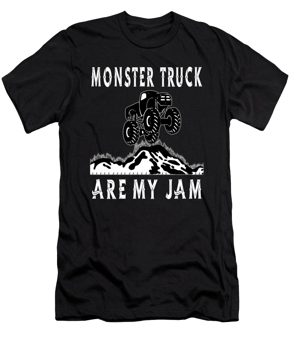 1 Monster Truck Are My Jam Steven Zimmer T-Shirt