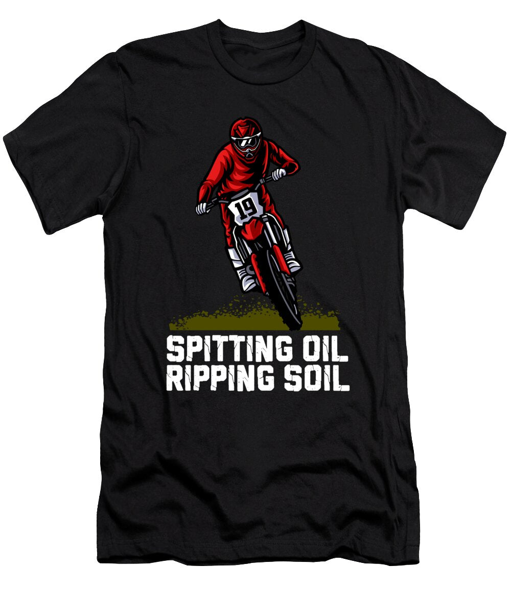 1 Motocross Motocross Machine Motocross Motorcycle Steven Zimmer T-Shirt