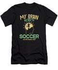 1 My Brain Is 95 Soccer Goal Keeper Futbol Fussball Soccer Graphics Lab T-Shirt