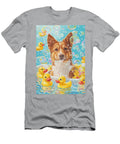 1 Norwegian Lundehund Dog Enjoying a Bubbly Bath Adrien Efren T-Shirt