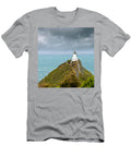 1 Nugget Point Light House and Dark Clouds in the Sky Ulrich Schade T-Shirt