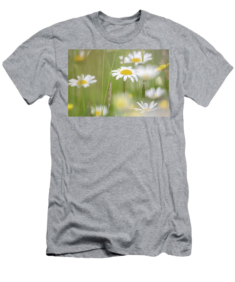 1 Oxeye Daisies in Upland Hay Meadow Northumberland National Ann Steve Toon Natureplcom T-Shirt