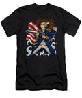 1 Patriotic Father of Merica Independence Day Mister T-Shirt