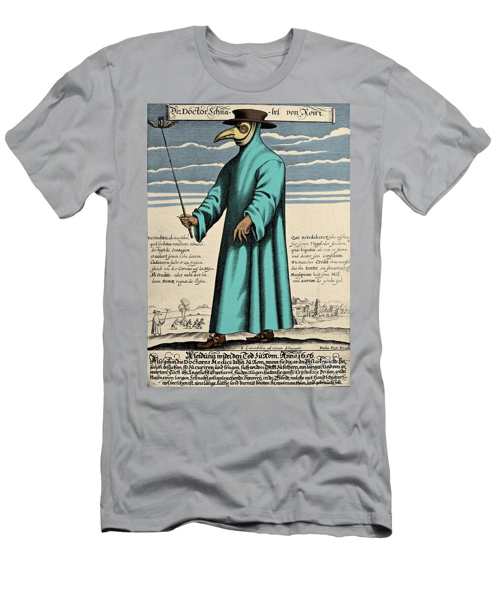 1 Plague Doctor 17th Century Science Source T-Shirt
