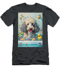 1 Poodle Dog Frolicking in a Bubbly Bathtub Adrien Efren T-Shirt