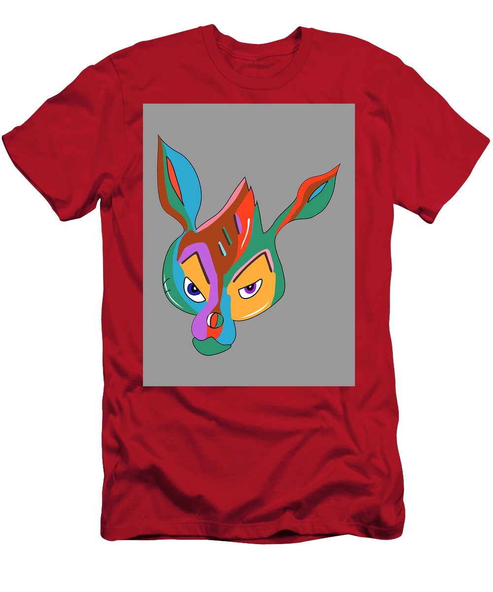 1 Pop Art Bunny Irvlands Artfolio T-Shirt