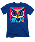 1 Portrait of an Owl Sweet Face Cute Cartoony Colorful By Asar Studios Celestial Images T-Shirt