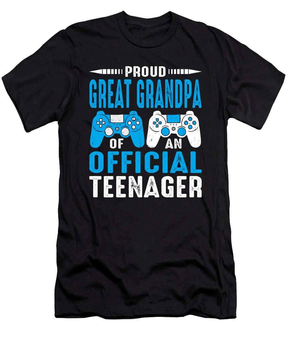 1 Proud Lil Brother of an Official Teenager Video Game Dhbubble T-Shirt
