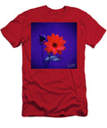 1 Red Flower Closeup Nature Art Nikolaos Dedidis T-Shirt