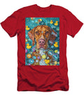 1 Redbone Coonhound Dog Frolicking in a Bubbly Bathtub Adrien Efren T-Shirt