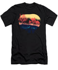 1 Retro Dogtrekking Dog Walking in Nature Greenoptix T-Shirt