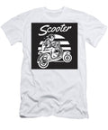 1 Riding Scooter Celestial Images T-Shirt