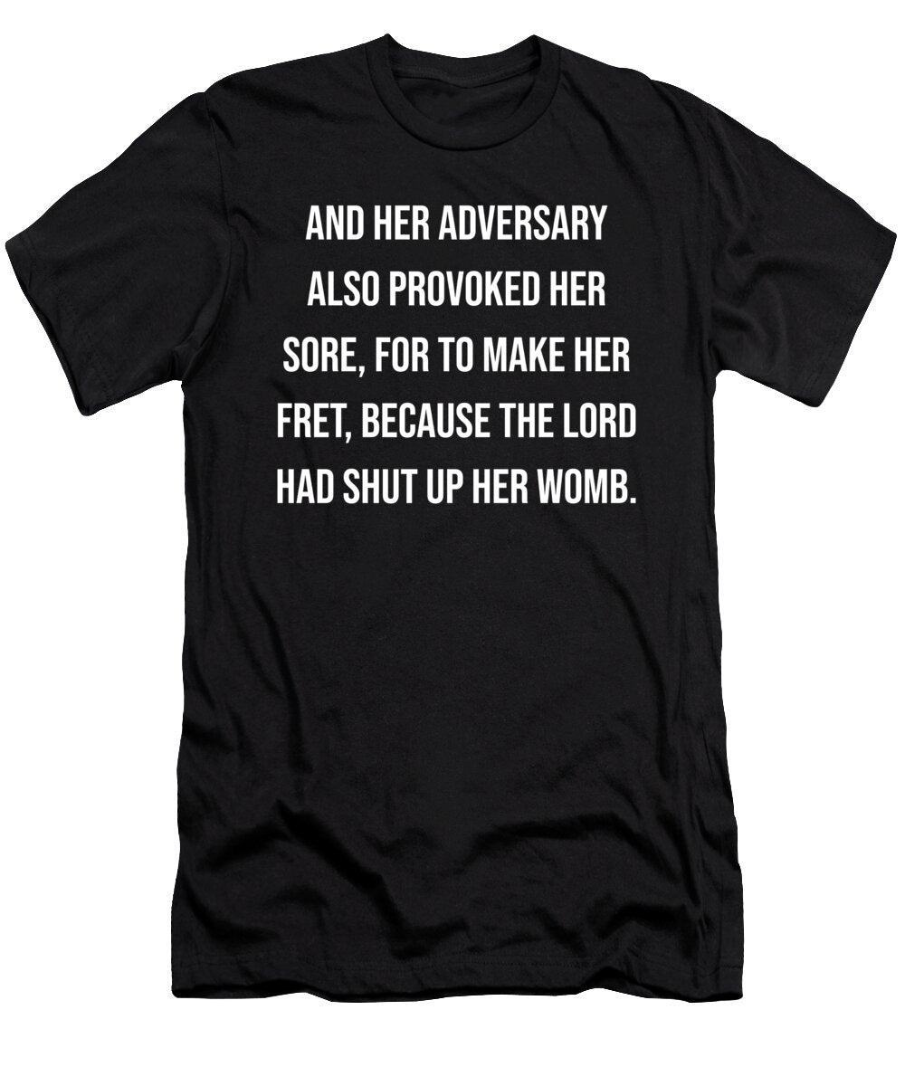 1 Samuel 1 6 Vidddie Publyshd T-Shirt