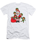 1 Santa Claus with Elves Christmas Illustration Siegfried Czerny T-Shirt
