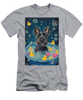 1 Scottish Terrier Dog Frolicking in a Bubbly Bathtub Adrien Efren T-Shirt