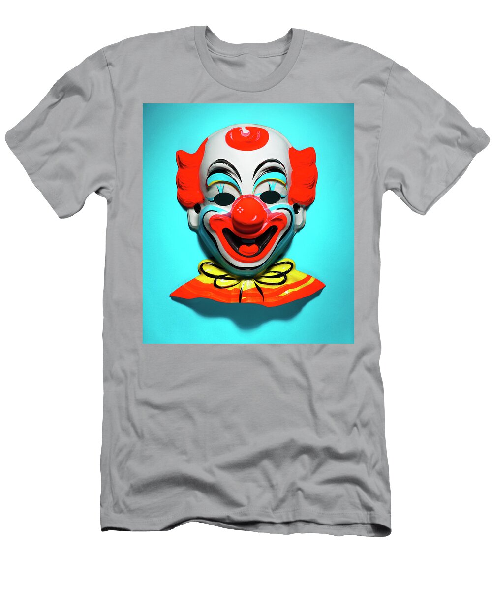 1 Smiling Clown Mask Csa Images T-Shirt
