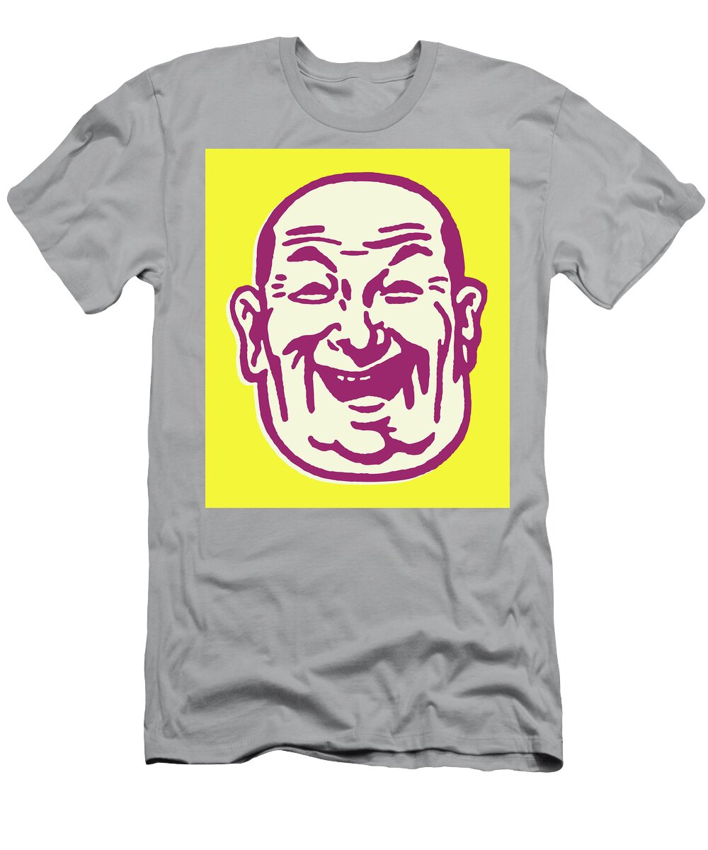 1 Smiling Fat Bald Man Csa Images T-Shirt