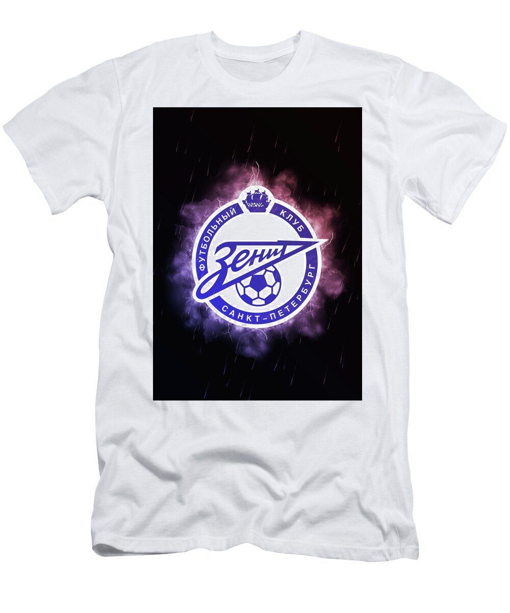 1 Soccer League Lighting Red Zenit Saint Petersburg Leith Huber T-Shirt