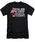 1 Softball Softball Moms Are Flamingos Do Tran Quang T-Shirt