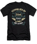1 Stepping Into My 51st Birthday Religious Bday Party Theme Maximus Designs T-Shirt