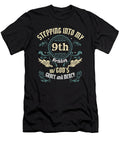 1 Stepping Into My 9th Birthday Religious Bday Party Theme Maximus Designs T-Shirt