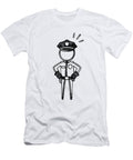 1 Stick Figure Police Officer Mounir Khalfouf T-Shirt