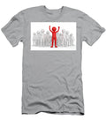 1 Successful Team Leader Concept Toon Man with His Army of People Michal Bednarek T-Shirt