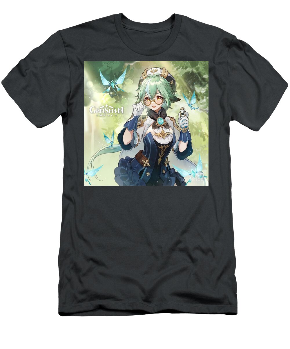 1 Sucrose Genshin Impact Lee Jasmine T-Shirt