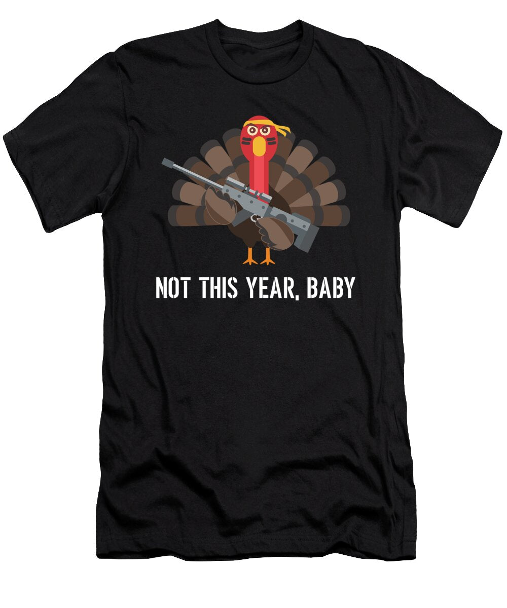 1 Thanksgiving Day Turkey Gift for Fall Holiday Dark Nikita Goel T-Shirt