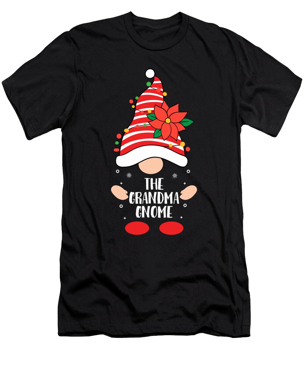 1 the Grandma Gnome Family Christmas Me T-Shirt