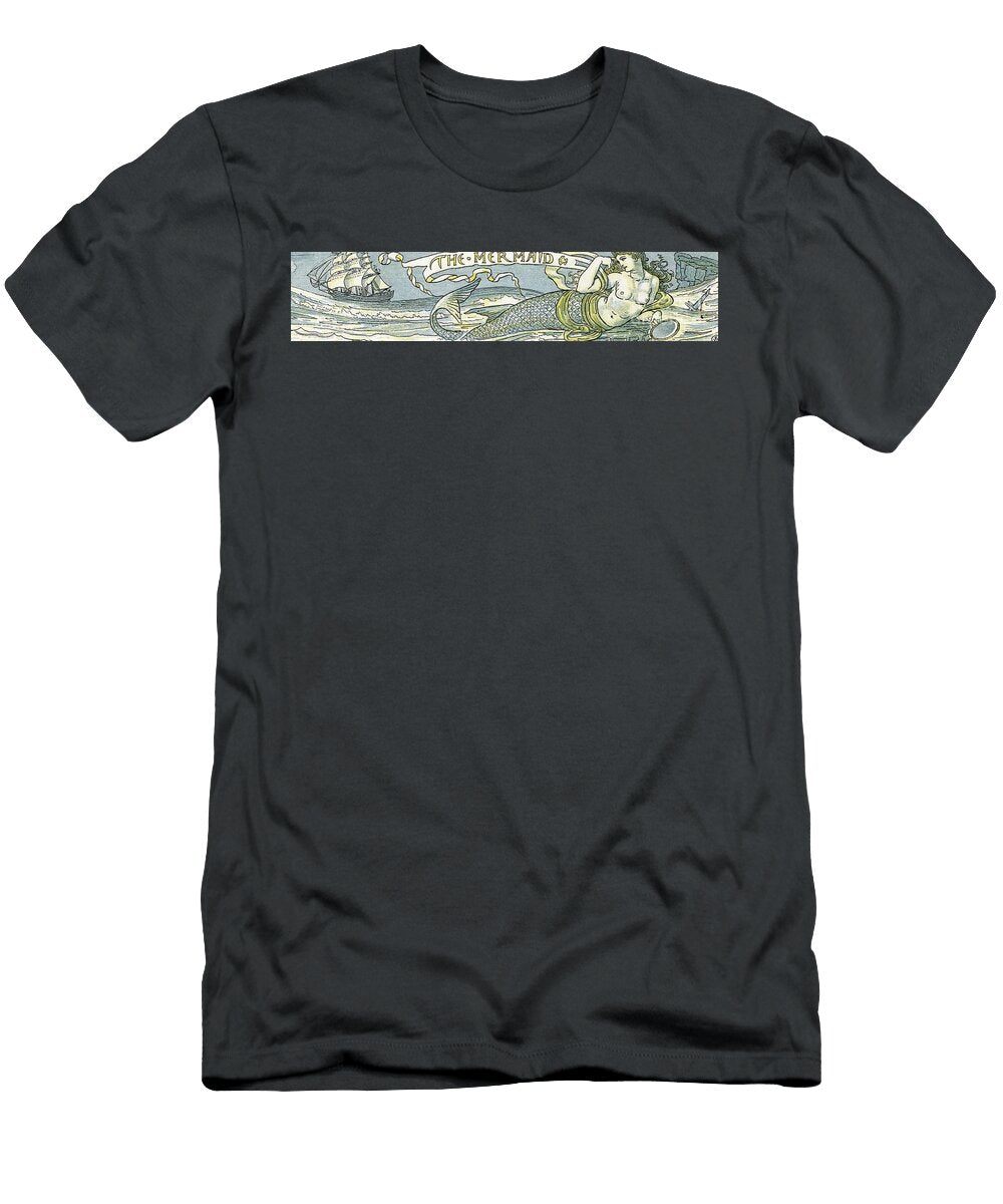 1 the Mermaid Song Illustration From Pan Pipes Walter Crane T-Shirt