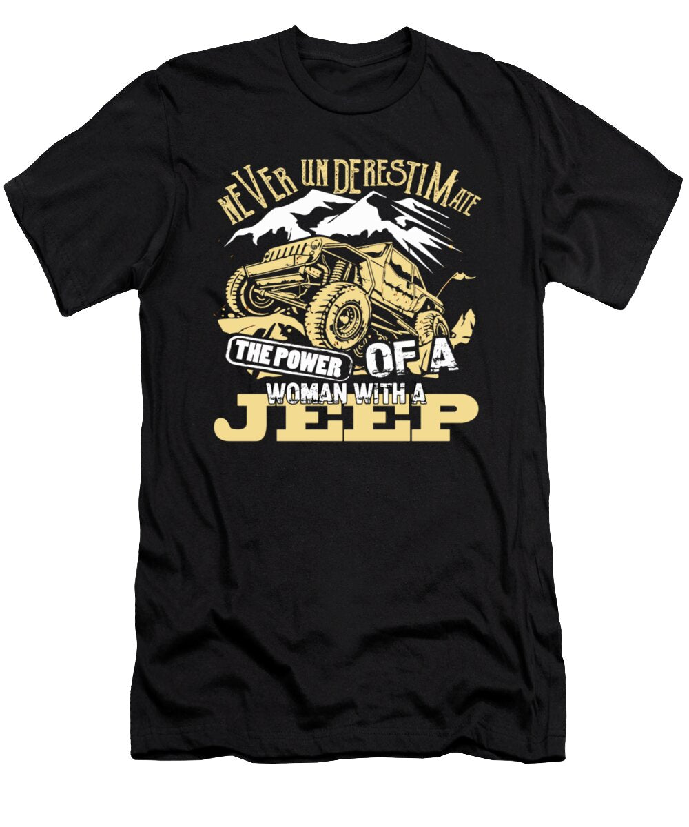 1 the Power of a Woman with a Jeep Tinh Tran Le Thanh T-Shirt