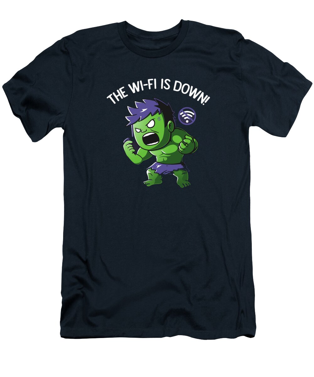 1 the Wi Fi Is Down Katrina Wilson T-Shirt
