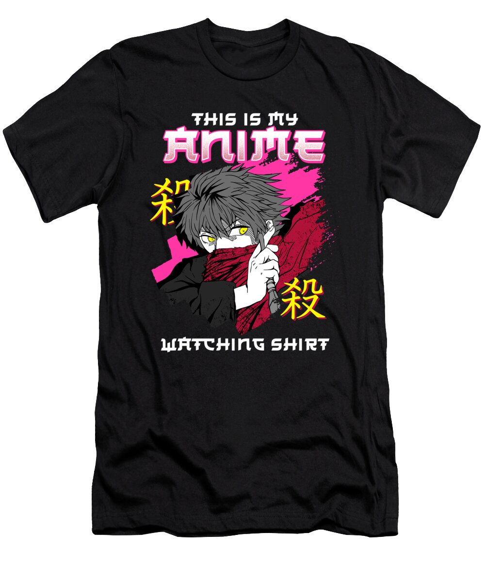 1 This Is My Anime Watching I Kawaii Otaku Bi Nutz T-Shirt