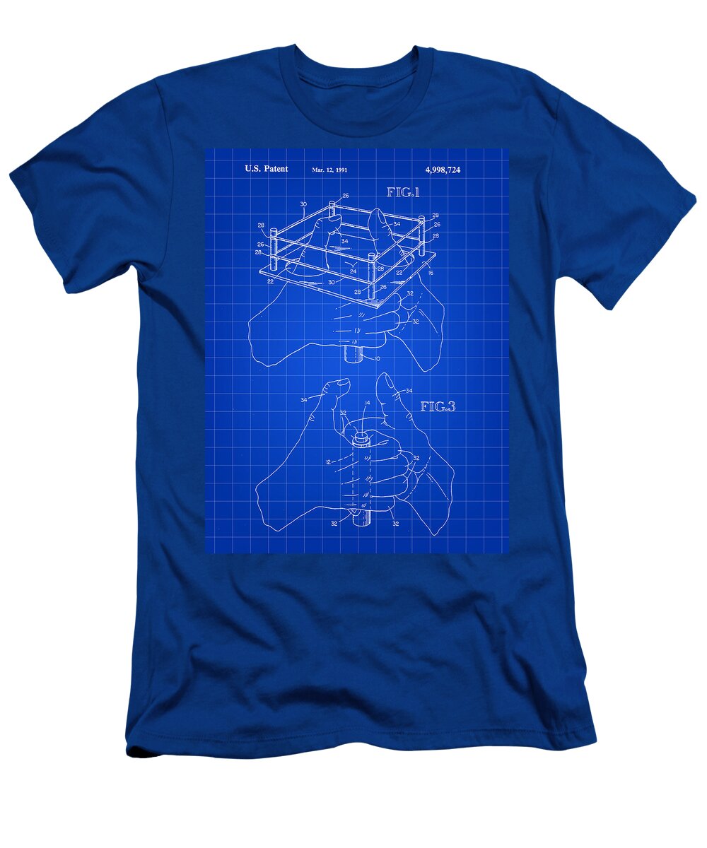 1 Thumb Wrestling Game Patent 1991 Stephen Younts T-Shirt