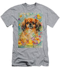 1 Tibetan Spaniel Dog Frolicking in a Bubbly Bathtub Adrien Efren T-Shirt