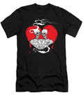 1 Till Death Midnight Lovers Gothic Skull Bones Aesthetic Dark Toms Store T-Shirt