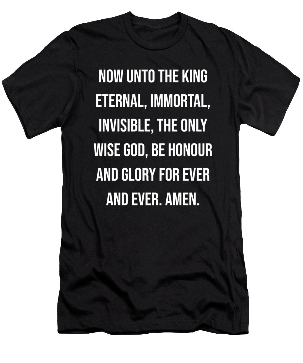 1 Timothy 1 17 Vidddie Publyshd T-Shirt