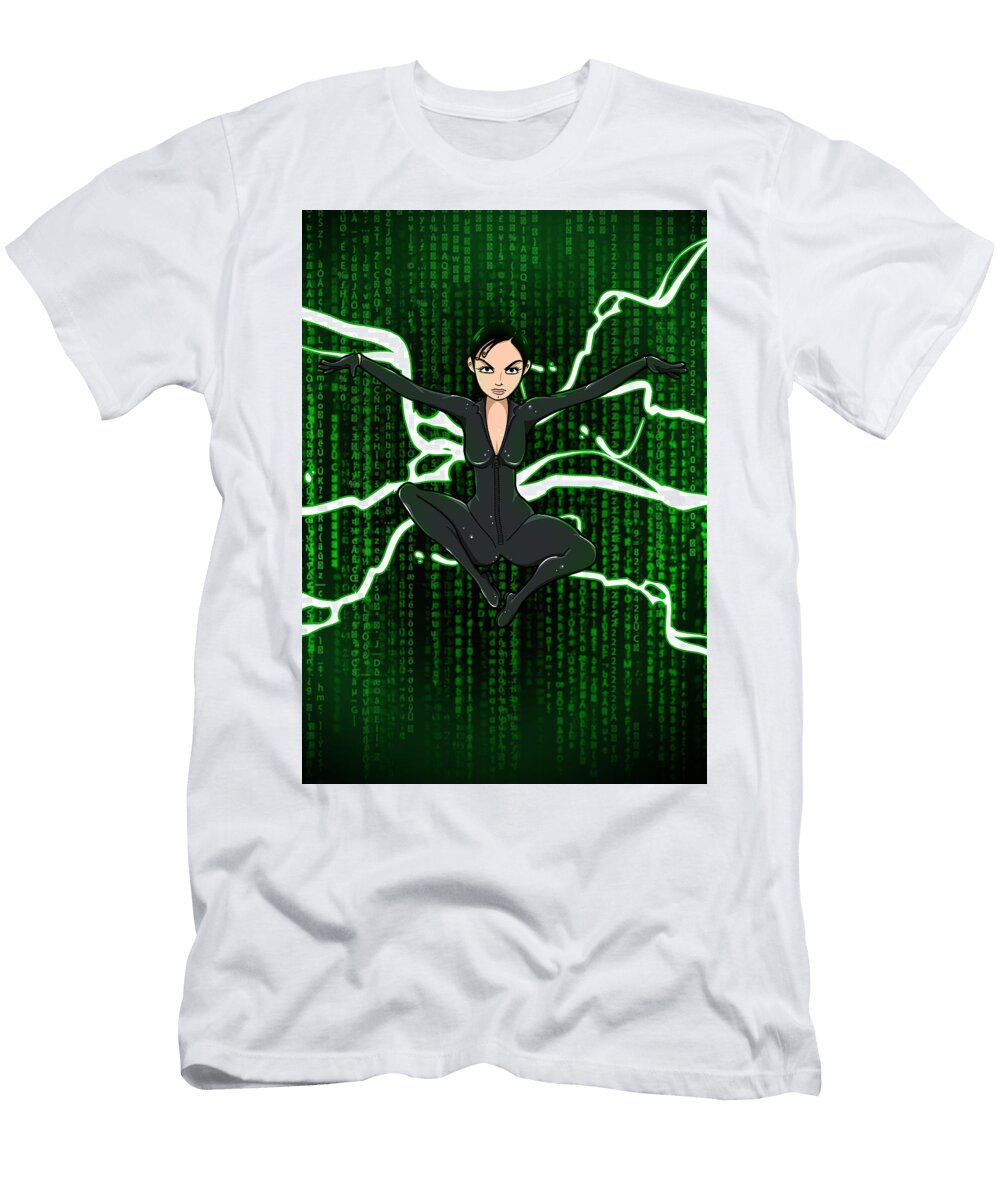 1 Trinity the Matrix Simon Breeze T-Shirt