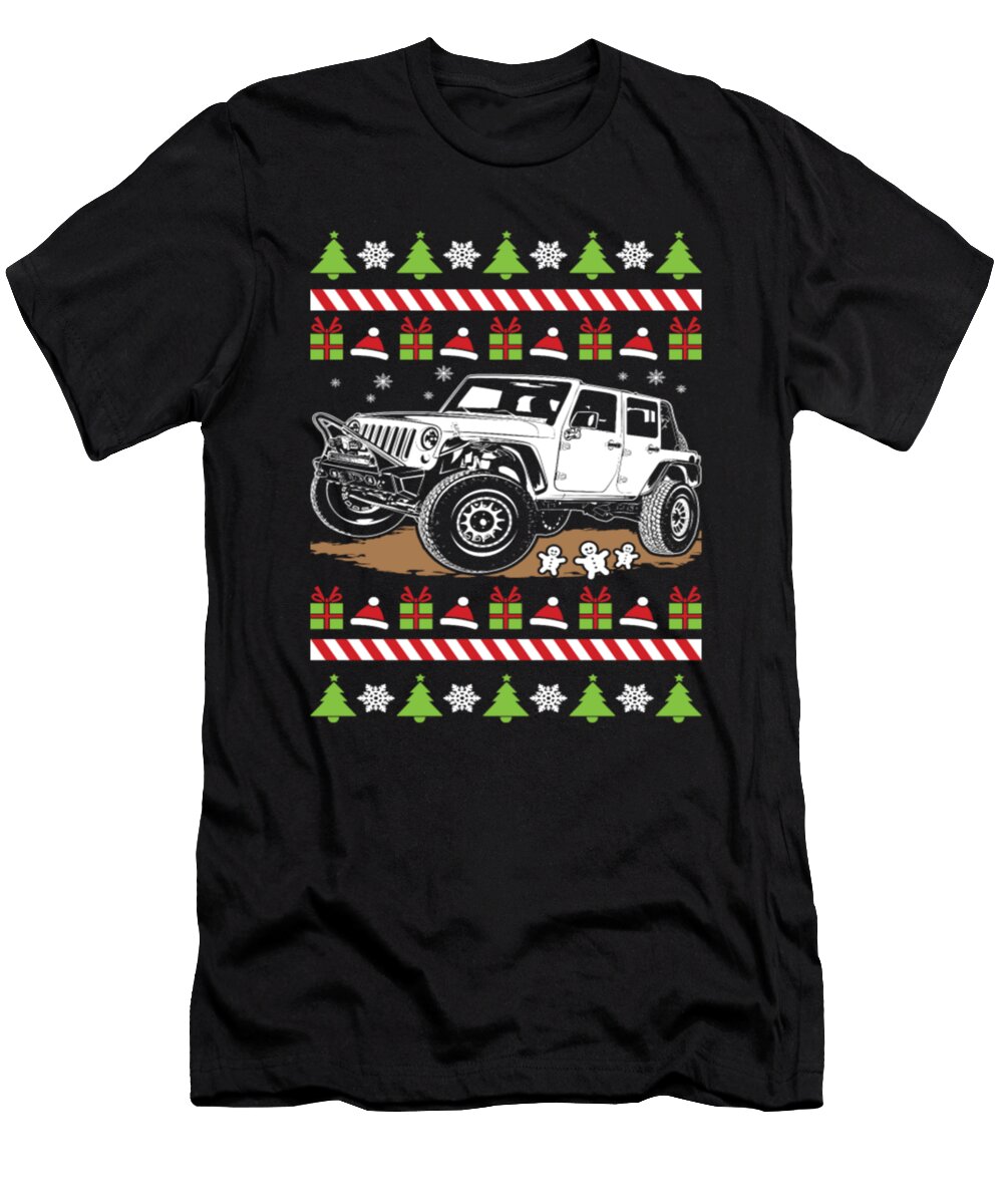 1 Ugly Christmas Jeep Sweater Tinh Tran Le Thanh T-Shirt