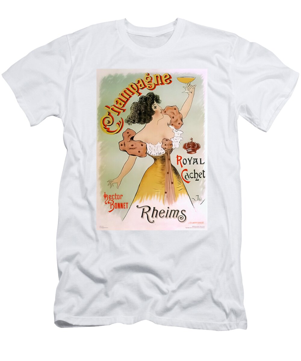 1 Vintage Champagne Advertisement Vintage Adertising T-Shirt