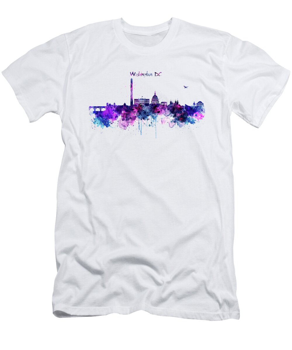 1 Washington DC Skyline Marian Voicu T-Shirt