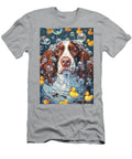 1 Welsh Springer Spaniel Dog Enjoying a Bubbly Bath Adrien Efren T-Shirt