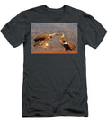 1 Whitebacked Vulture Fighting Over Food Zimanga Private Ann Steve Toon Natureplcom T-Shirt